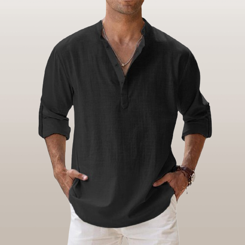 Danny | Lightweight Long-Sleeve Shirt for Relaxed Elegance