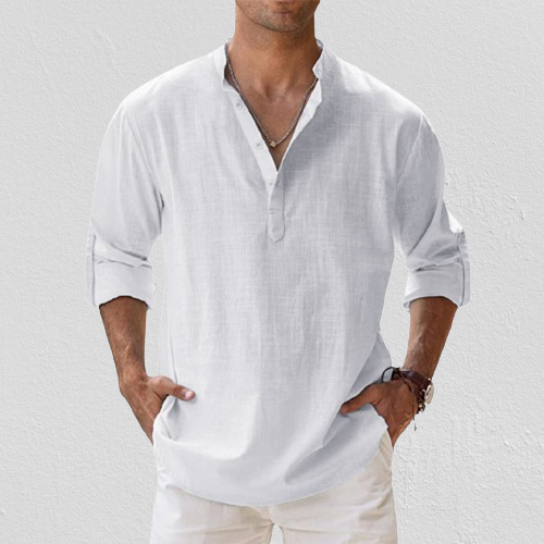 Danny | Lightweight Long-Sleeve Shirt for Relaxed Elegance