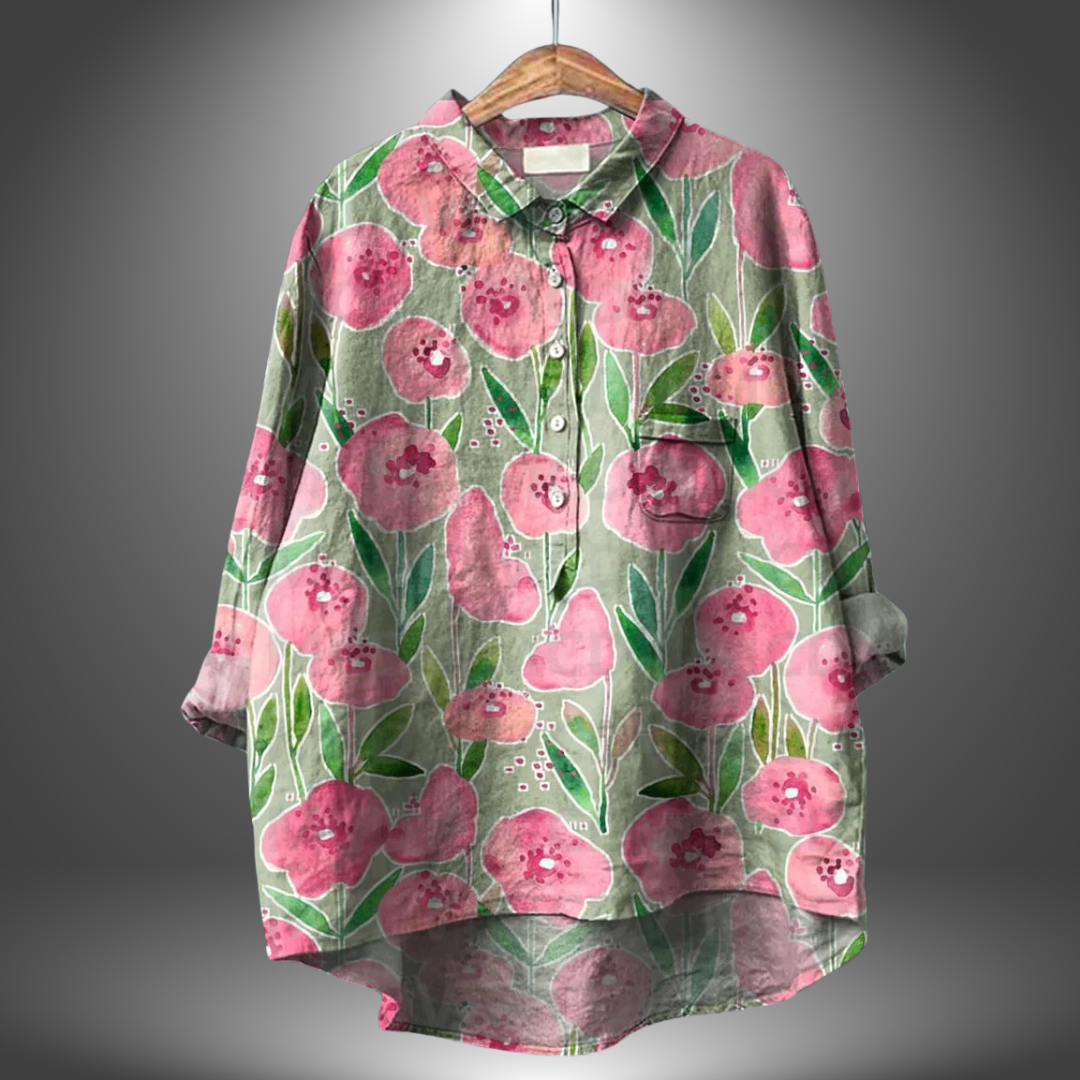 Luiza | Stylish Floral Women's Shirt