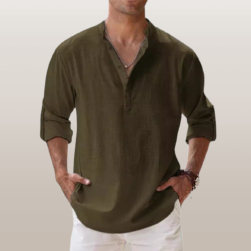 Danny | Lightweight Long-Sleeve Shirt for Relaxed Elegance