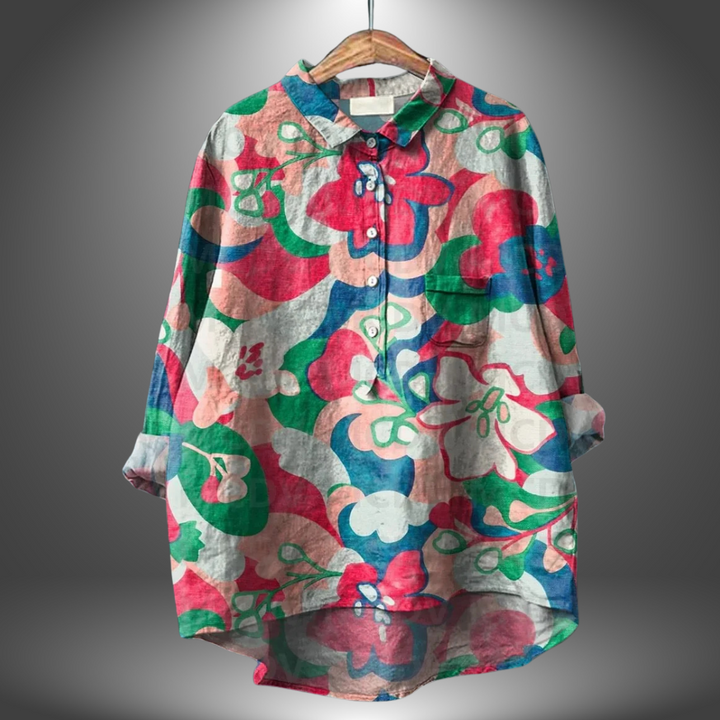 Luiza | Stylish Floral Women's Shirt