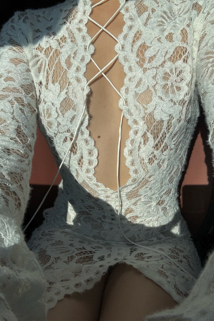 Lacy | White Maxi Dress
