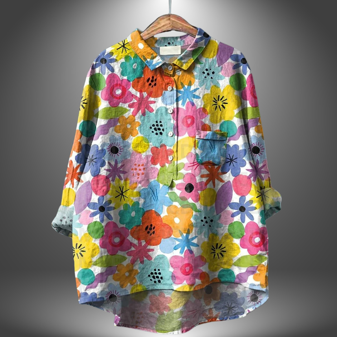 Luiza | Stylish Floral Women's Shirt