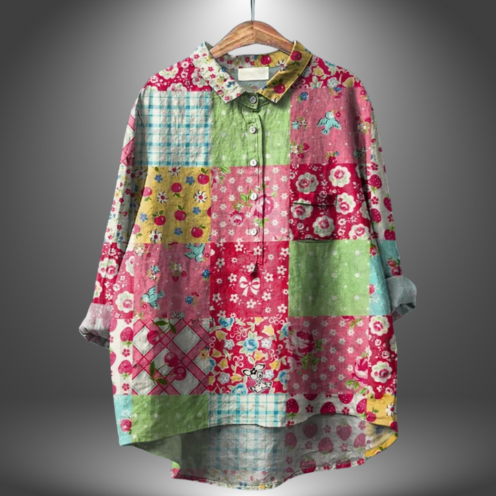 Luiza | Stylish Floral Women's Shirt