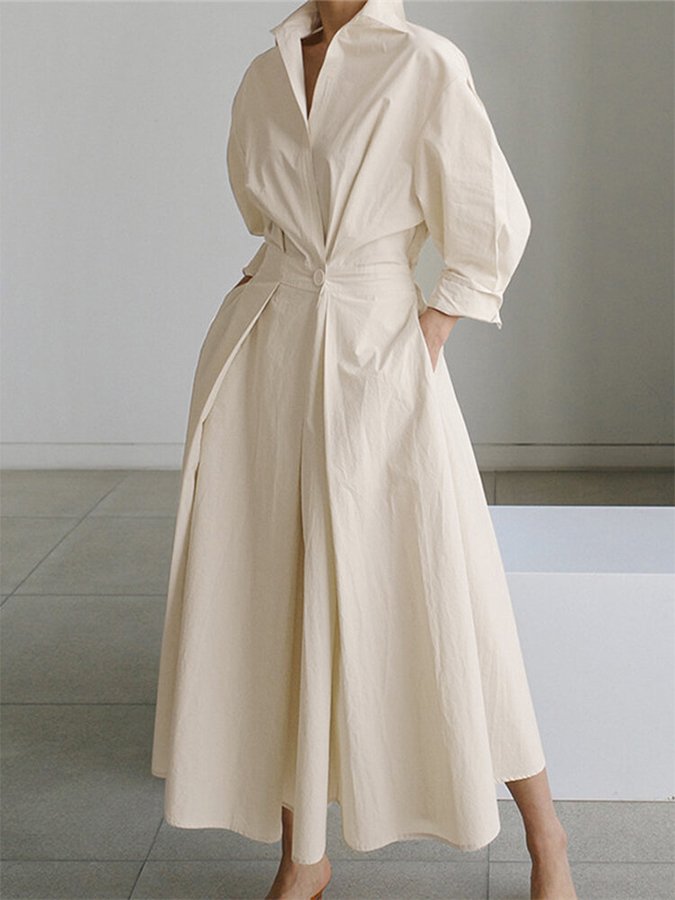Victoire | Classic Feminine Maxi Dress