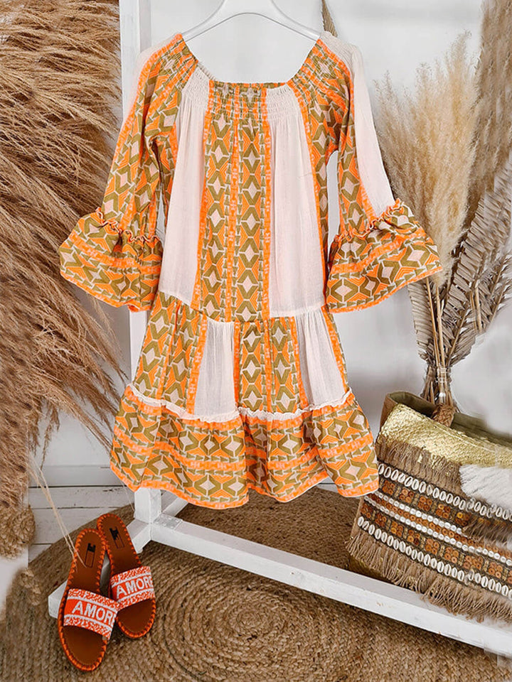 Joyce | Boho Off-Shoulder Dress