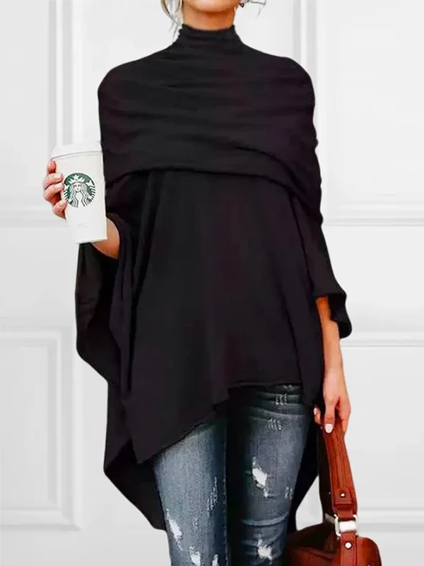 Maureen | Asymmetrical High-Neck Top