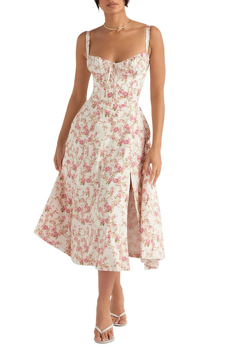 Martha | Floral Bustier Dress