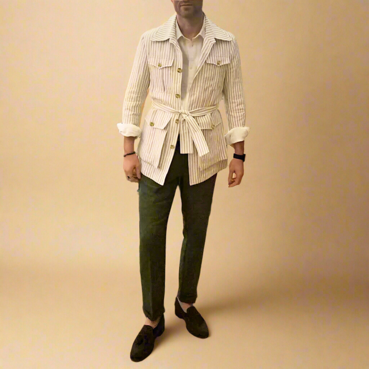 Diego | Stylish Belted Shirt