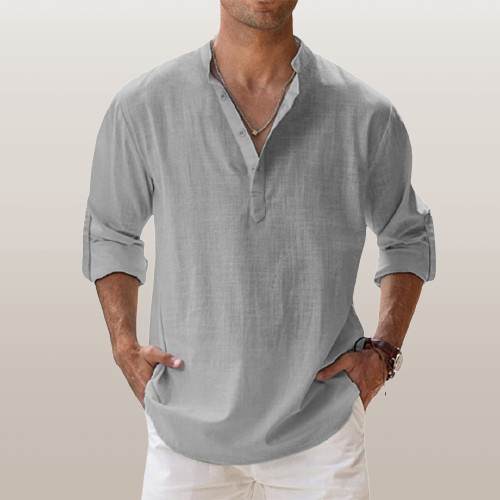 Danny | Lightweight Long-Sleeve Shirt for Relaxed Elegance
