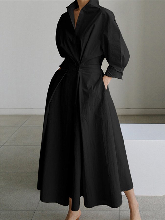 Victoire | Classic Feminine Maxi Dress
