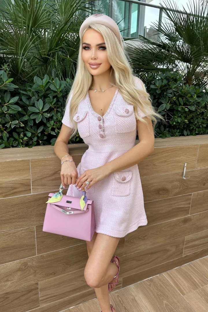 Elanora | Pink Mini Dress