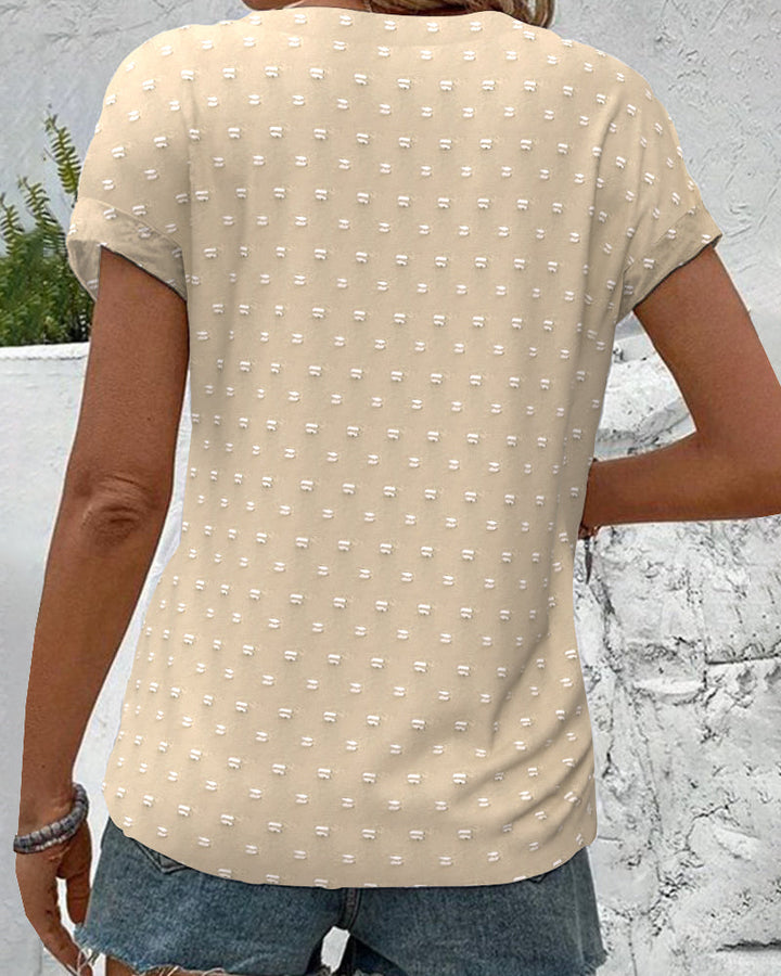 Nariya | Button Down V-Neck Shirt