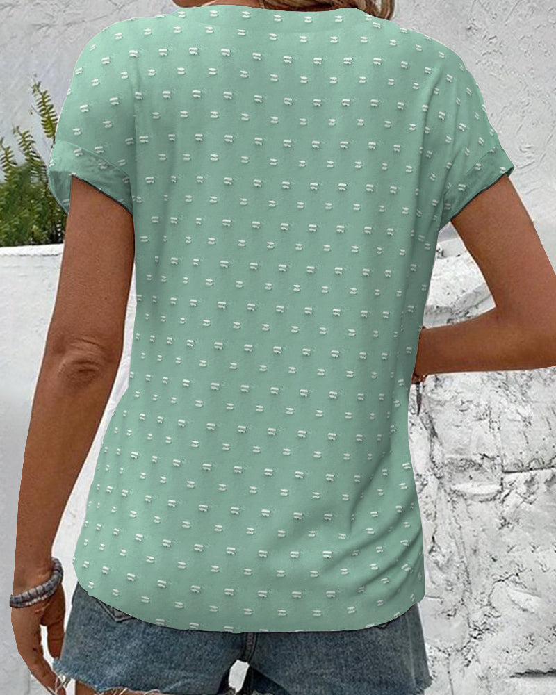 Nariya | Button Down V-Neck Shirt