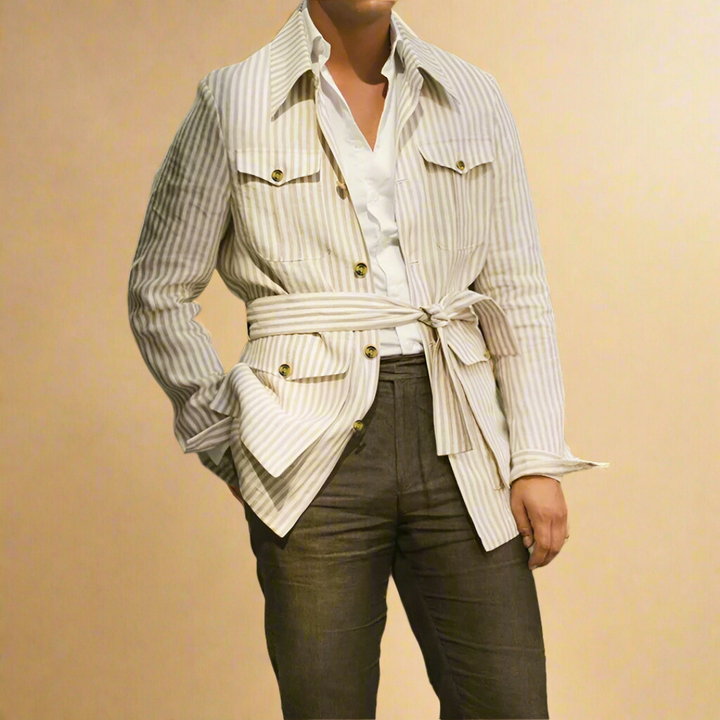 Diego | Stylish Belted Shirt