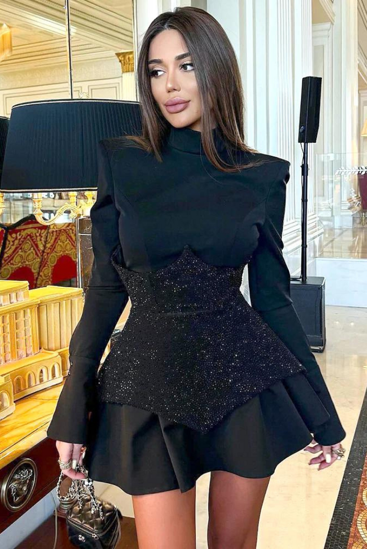 Teri | Embellished Mini Dress