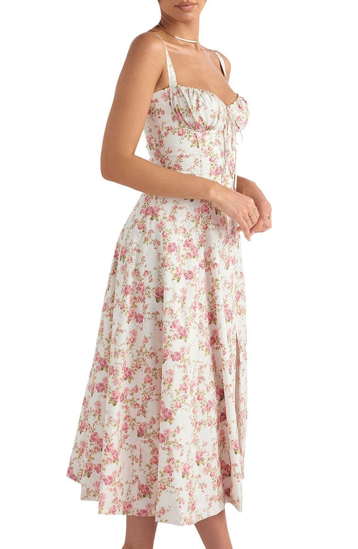 Martha | Floral Bustier Dress