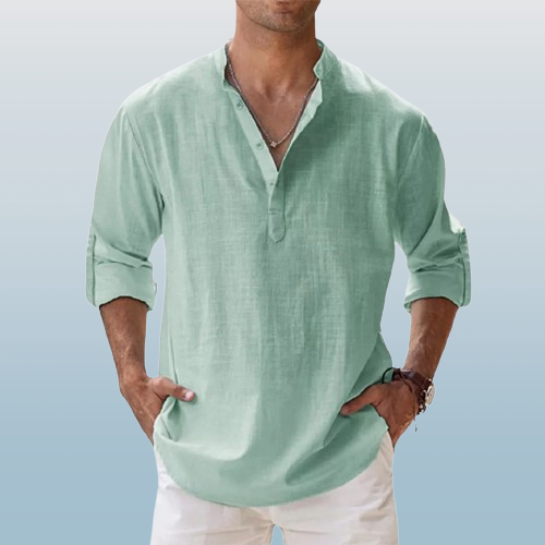 Danny | Lightweight Long-Sleeve Shirt for Relaxed Elegance