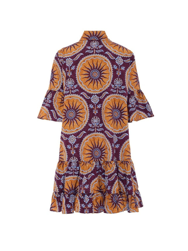 Cyra | Dropped Waist Tiered Mini Dress