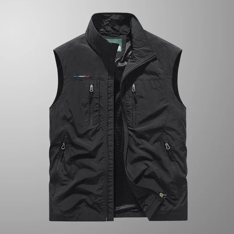 Topher | Multi-Pocket Sleeveless Vest