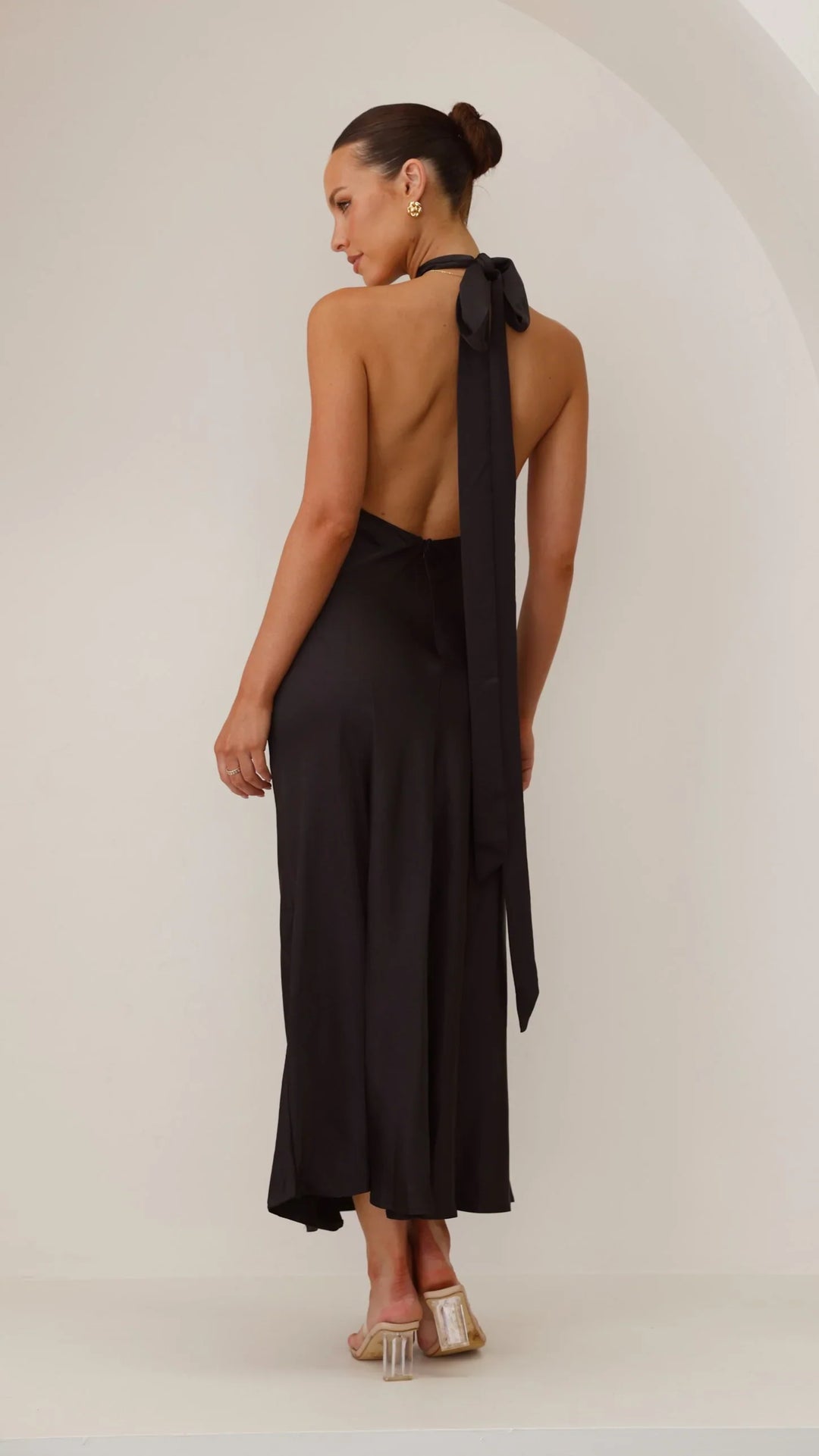 Vesta | Halter Dress Modern Elegance