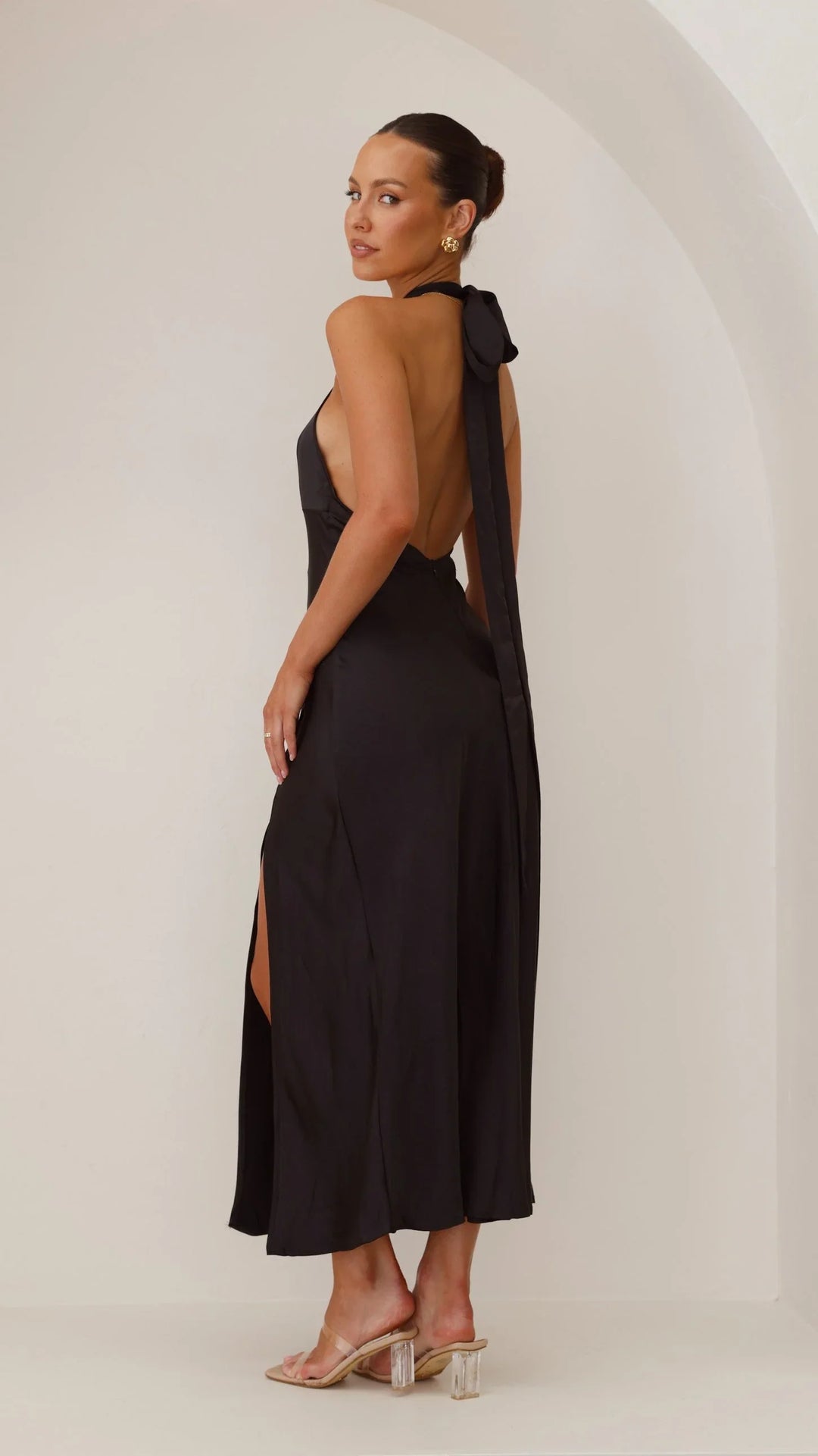 Vesta | Halter Dress Modern Elegance