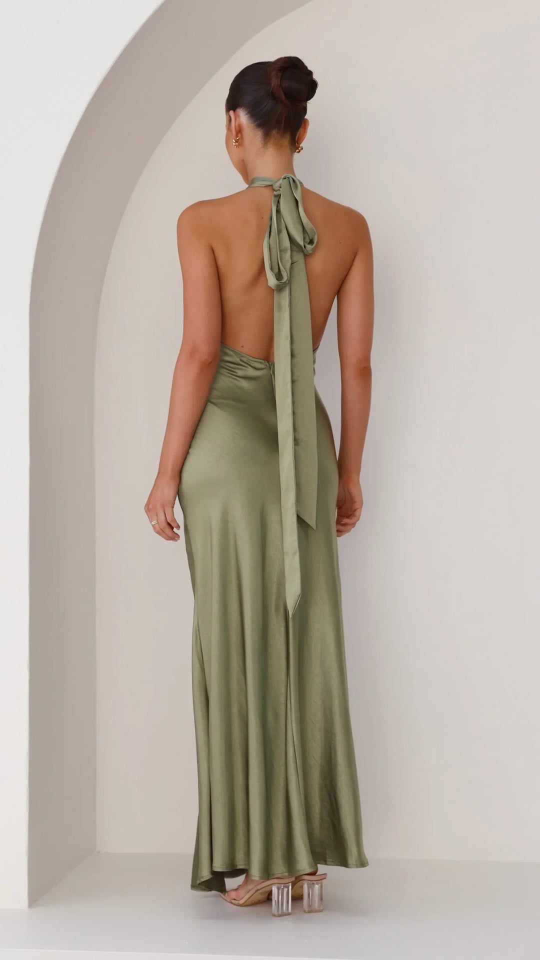 Vesta | Halter Dress Modern Elegance