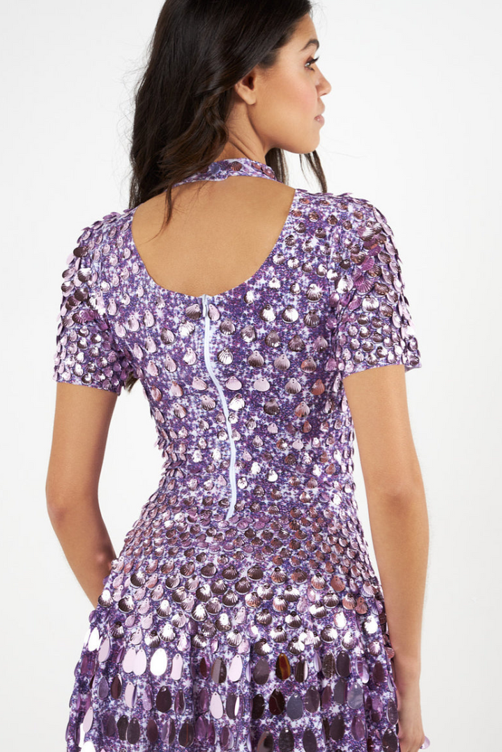 Athena | Lilac Mini Dress