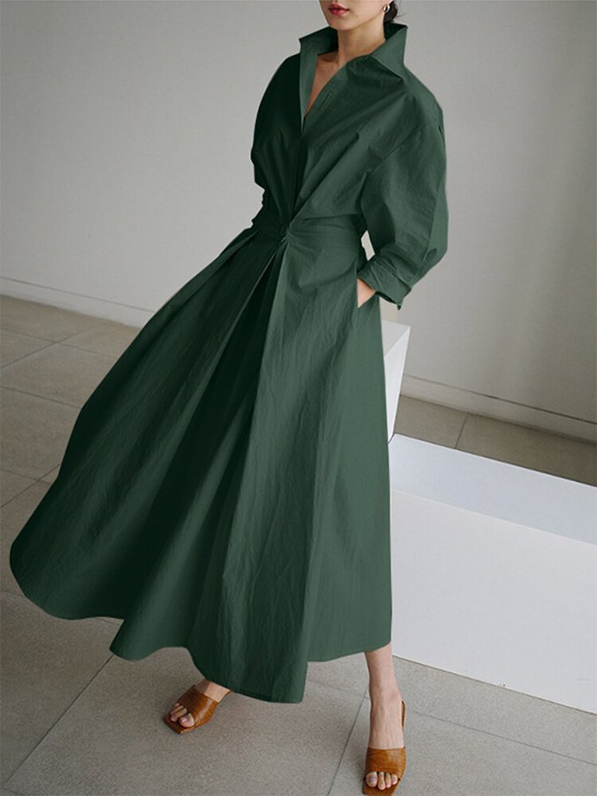 Victoire | Classic Feminine Maxi Dress