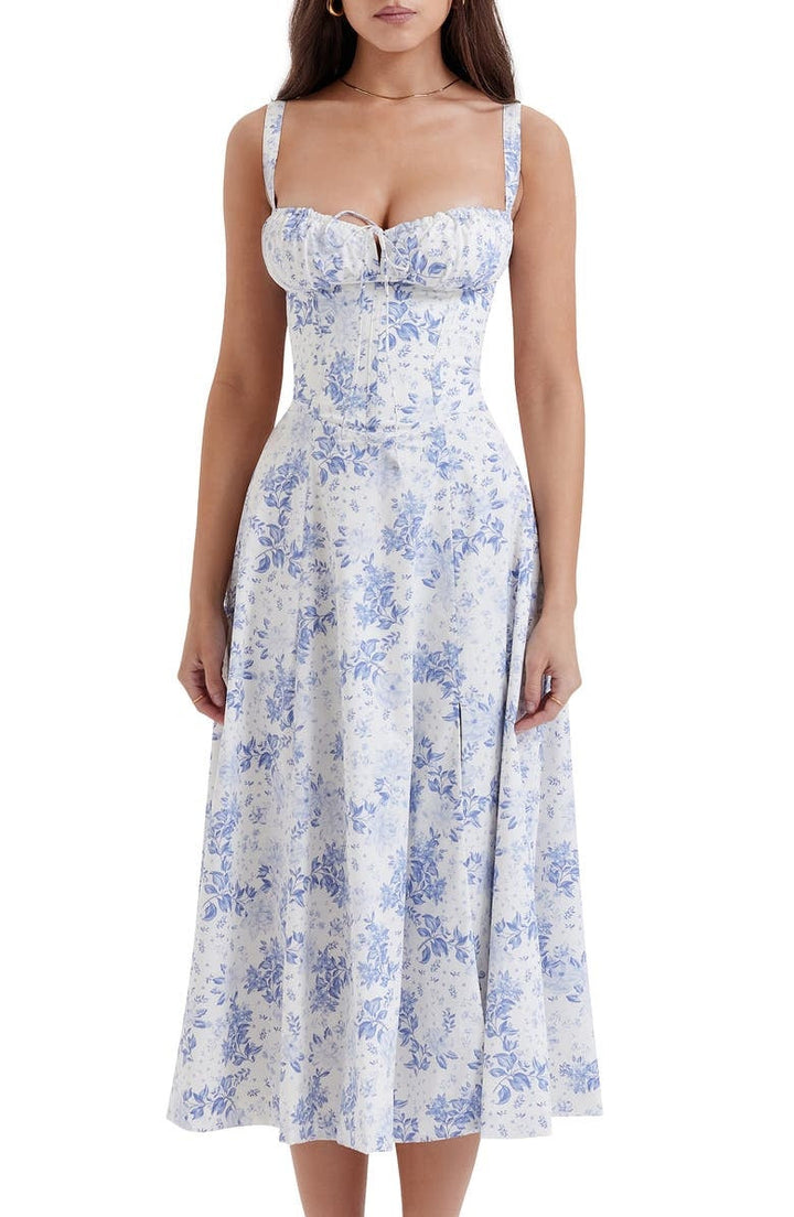 Martha | Floral Bustier Dress
