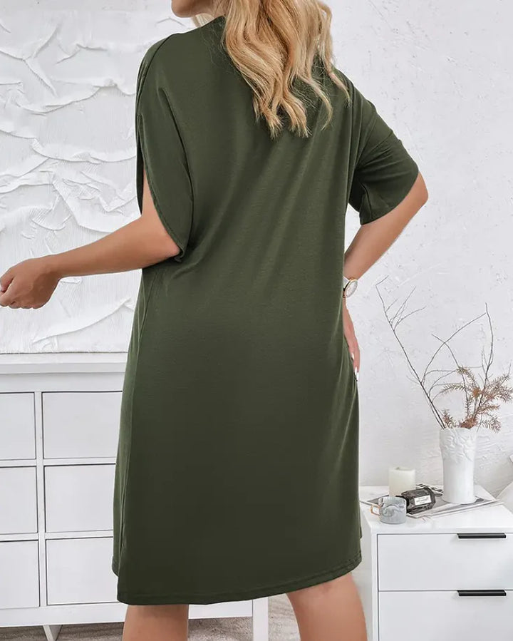 Amelia | Elegant Tummy Covering Dress