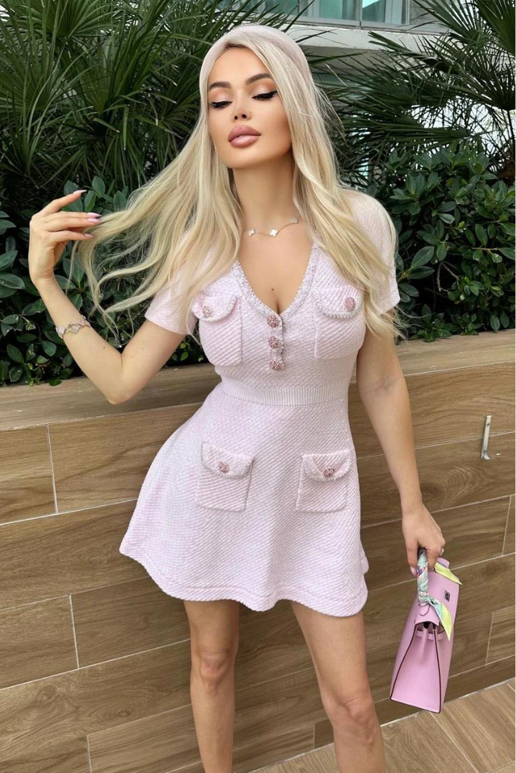 Elanora | Pink Mini Dress