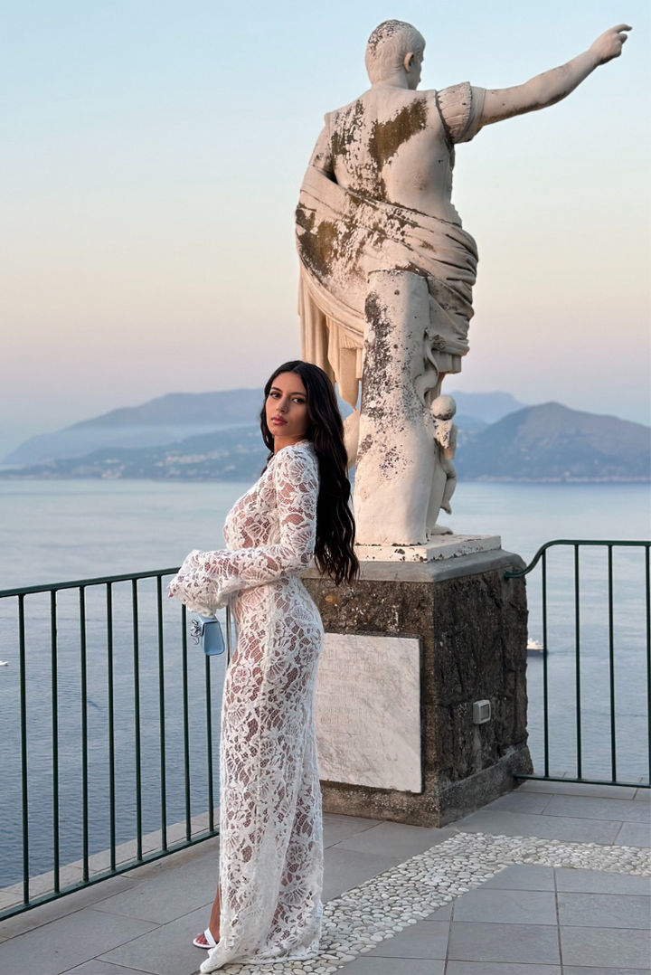Lacy | White Maxi Dress