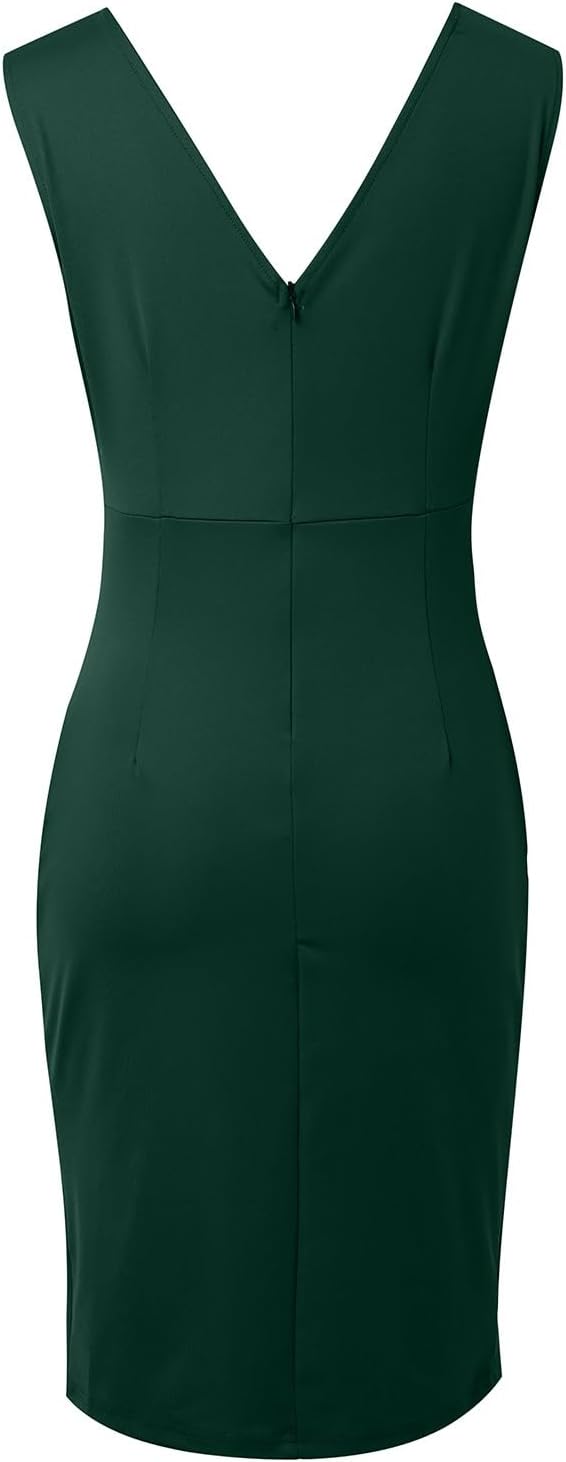 Desi | V-Neck Slit Dress