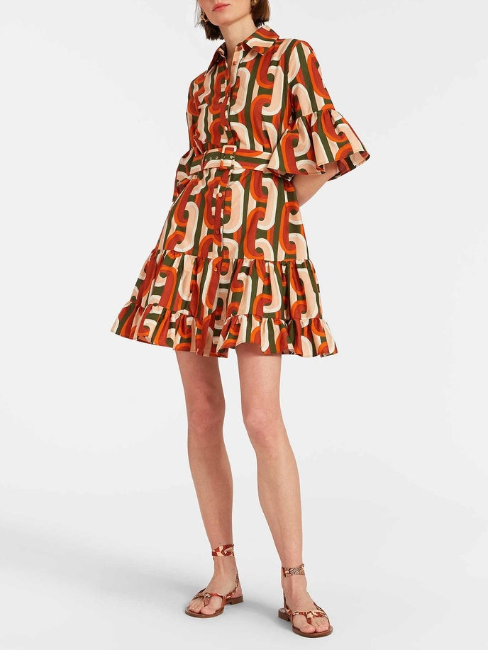 Elsinore | Elegant Dropped Waist Mini Dress