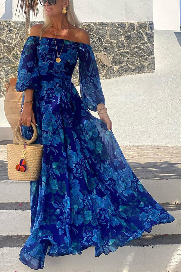 Penelope | Floral Off-Shoulder Maxi Dress