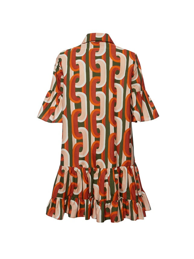 Elsinore | Elegant Dropped Waist Mini Dress