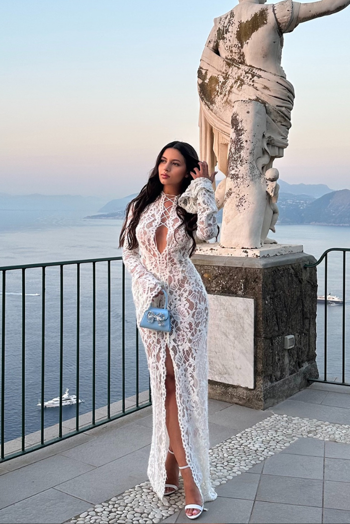 Lacy | White Maxi Dress