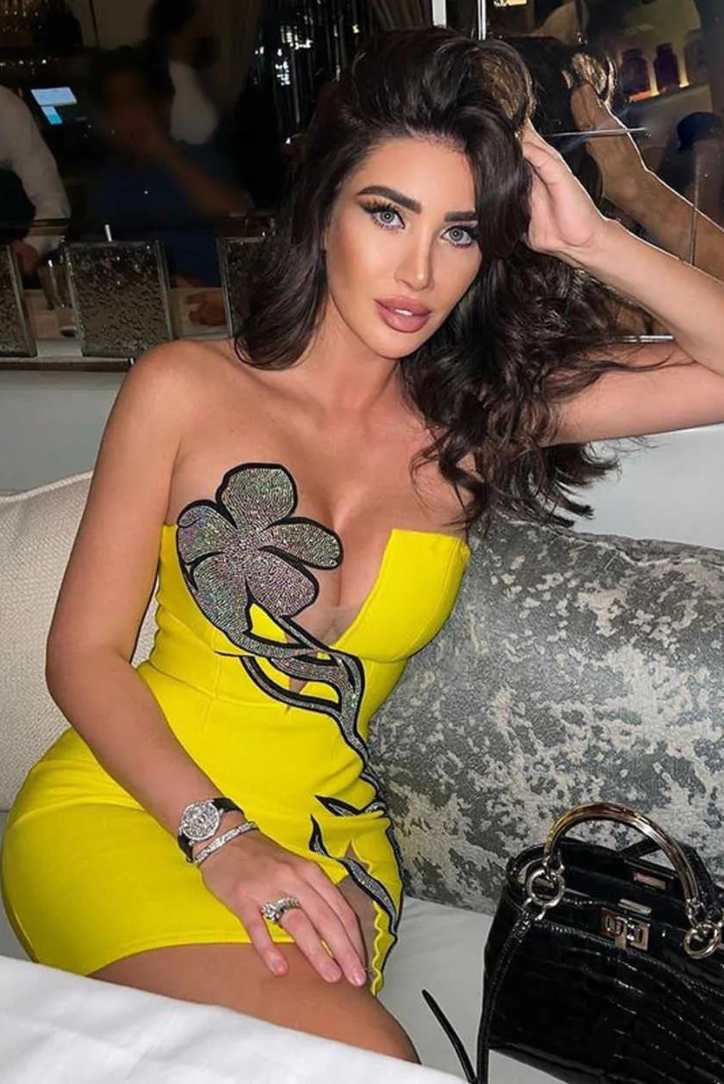 Carmen | Mini Yellow Dress