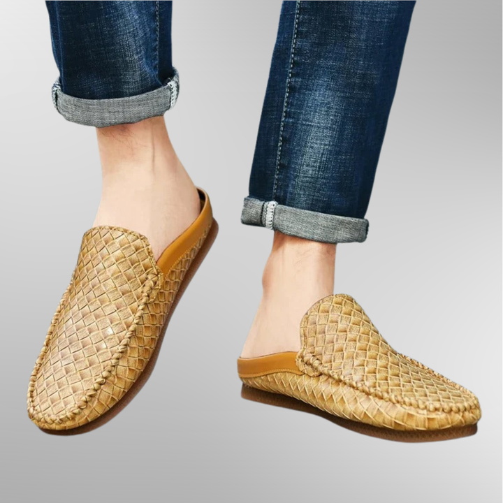 Davorin | Woven Leather Loafers