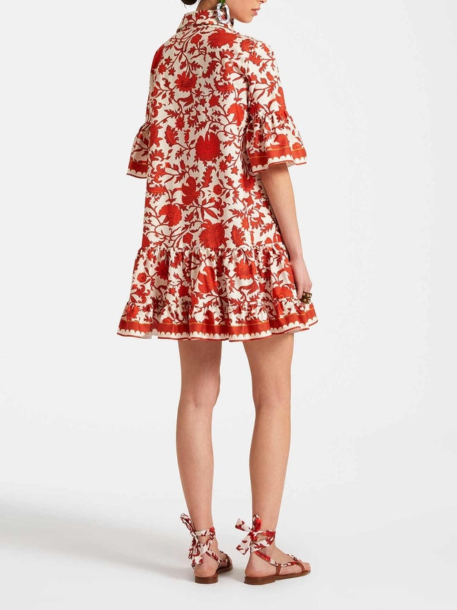 Ismay | Unique Autumn Print Mini Dress