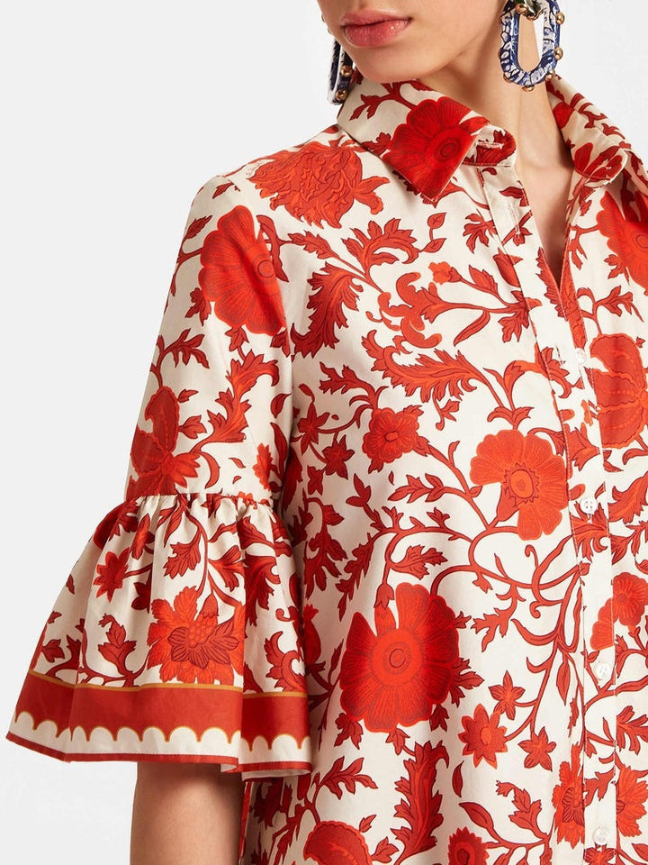 Ismay | Unique Autumn Print Mini Dress