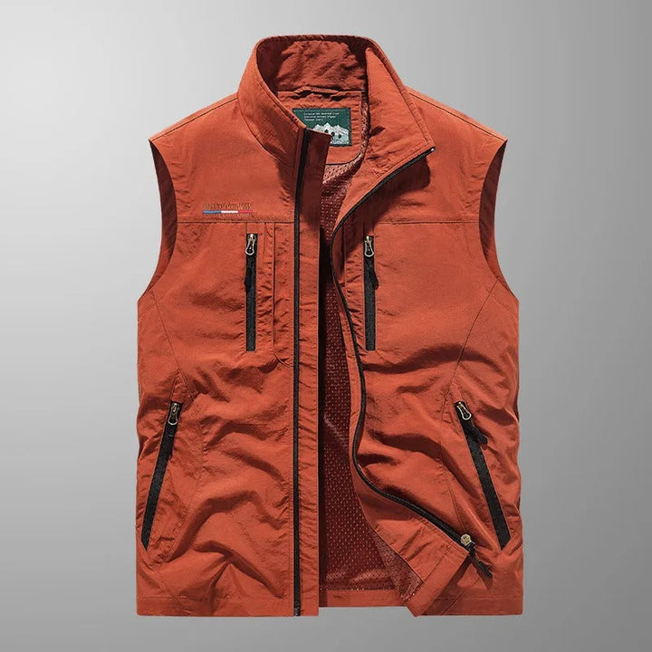 Topher | Multi-Pocket Sleeveless Vest