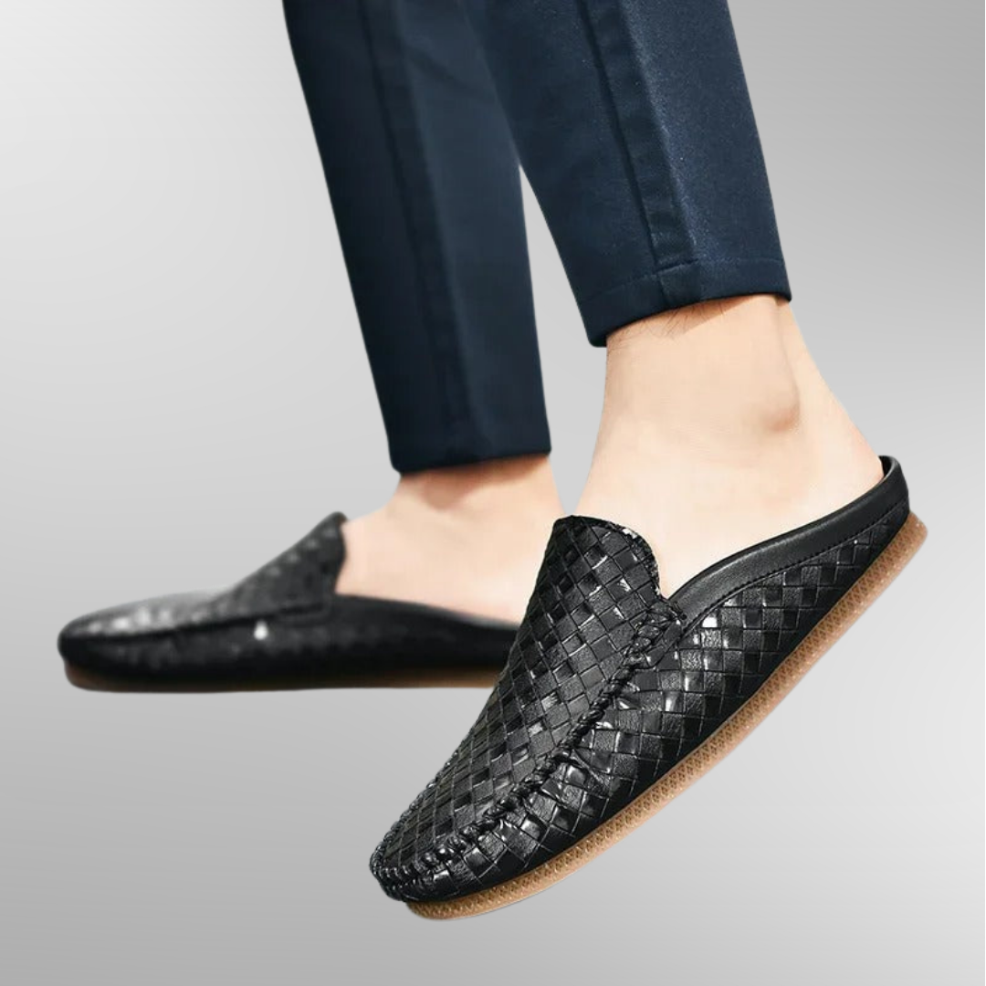 Davorin | Woven Leather Loafers