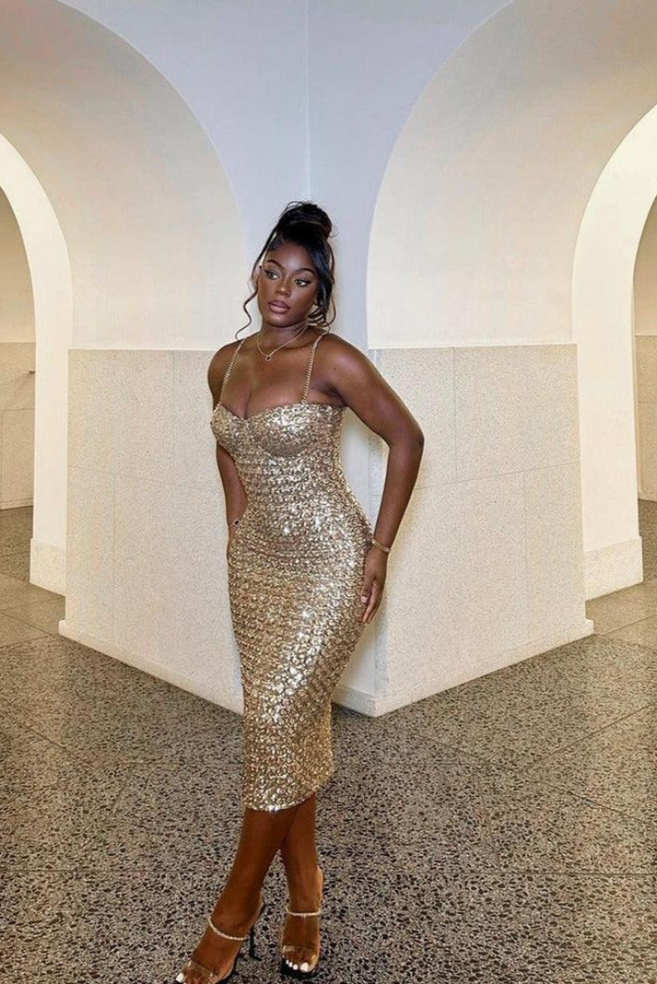 Camilla | Sequin Midi Dress
