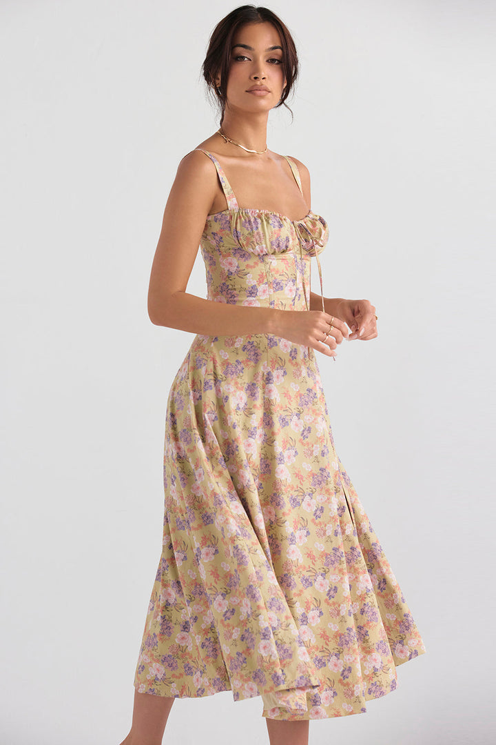Martha | Floral Bustier Dress