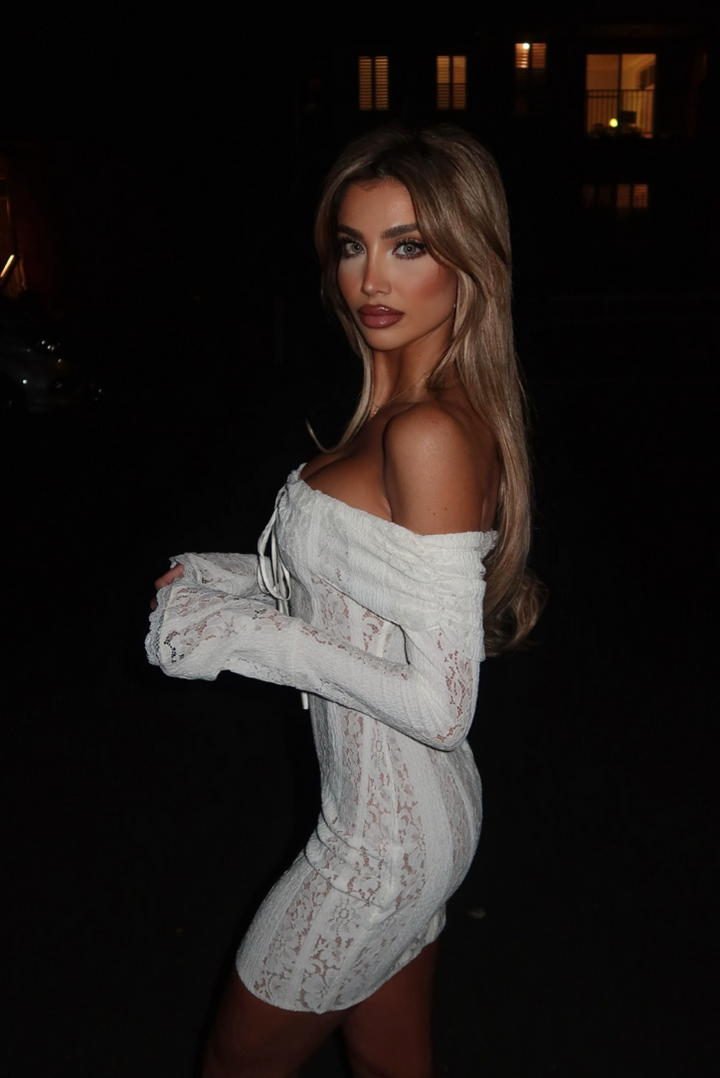 Georgette | Lace Mini Dress