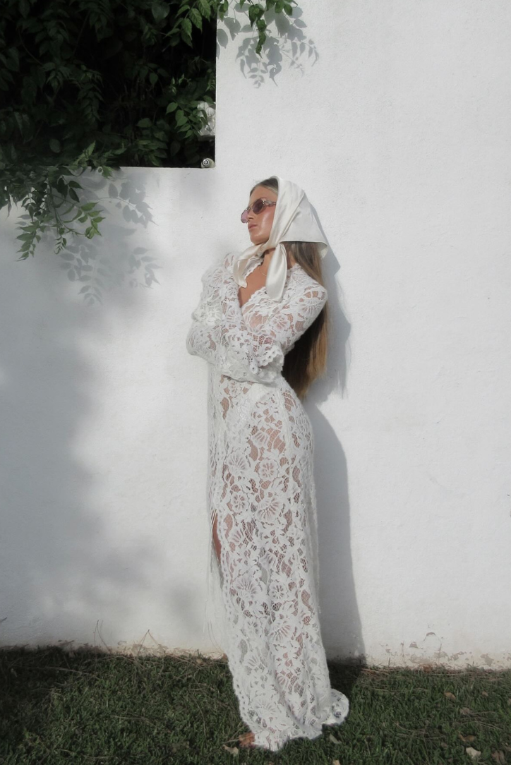 Lacy | White Maxi Dress