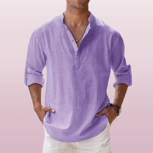 Danny | Lightweight Long-Sleeve Shirt for Relaxed Elegance