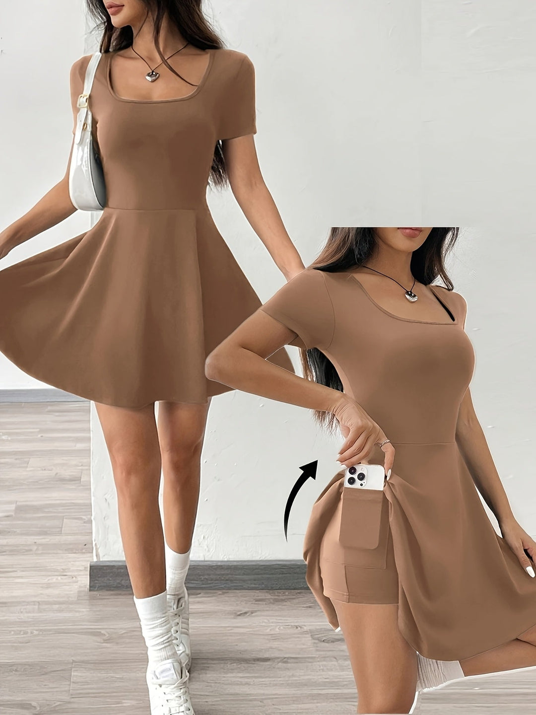 Aisling | Sculpt & Soft Bandeau Mini Dress